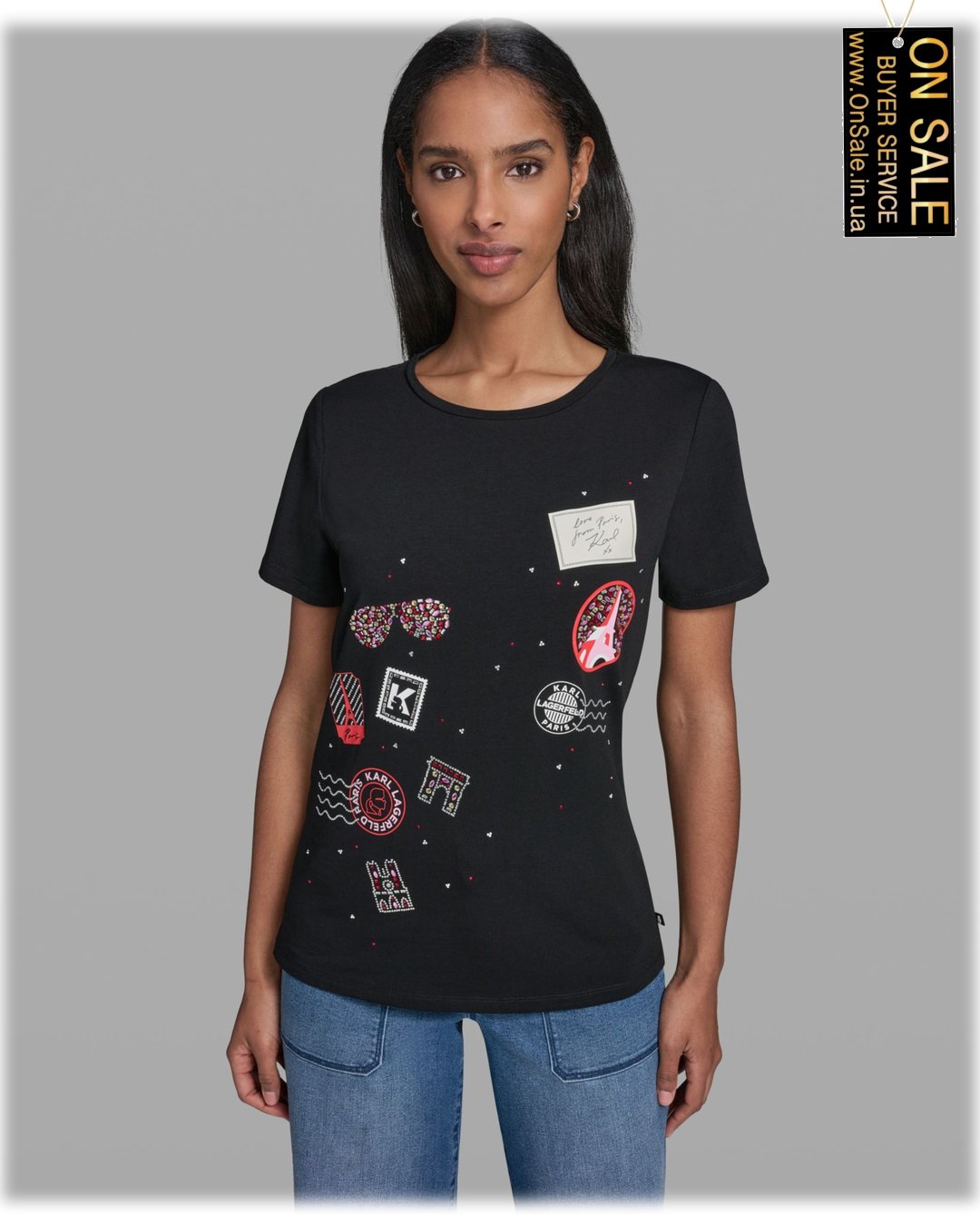 Жіноча футболка Karl Lagerfeld Paris