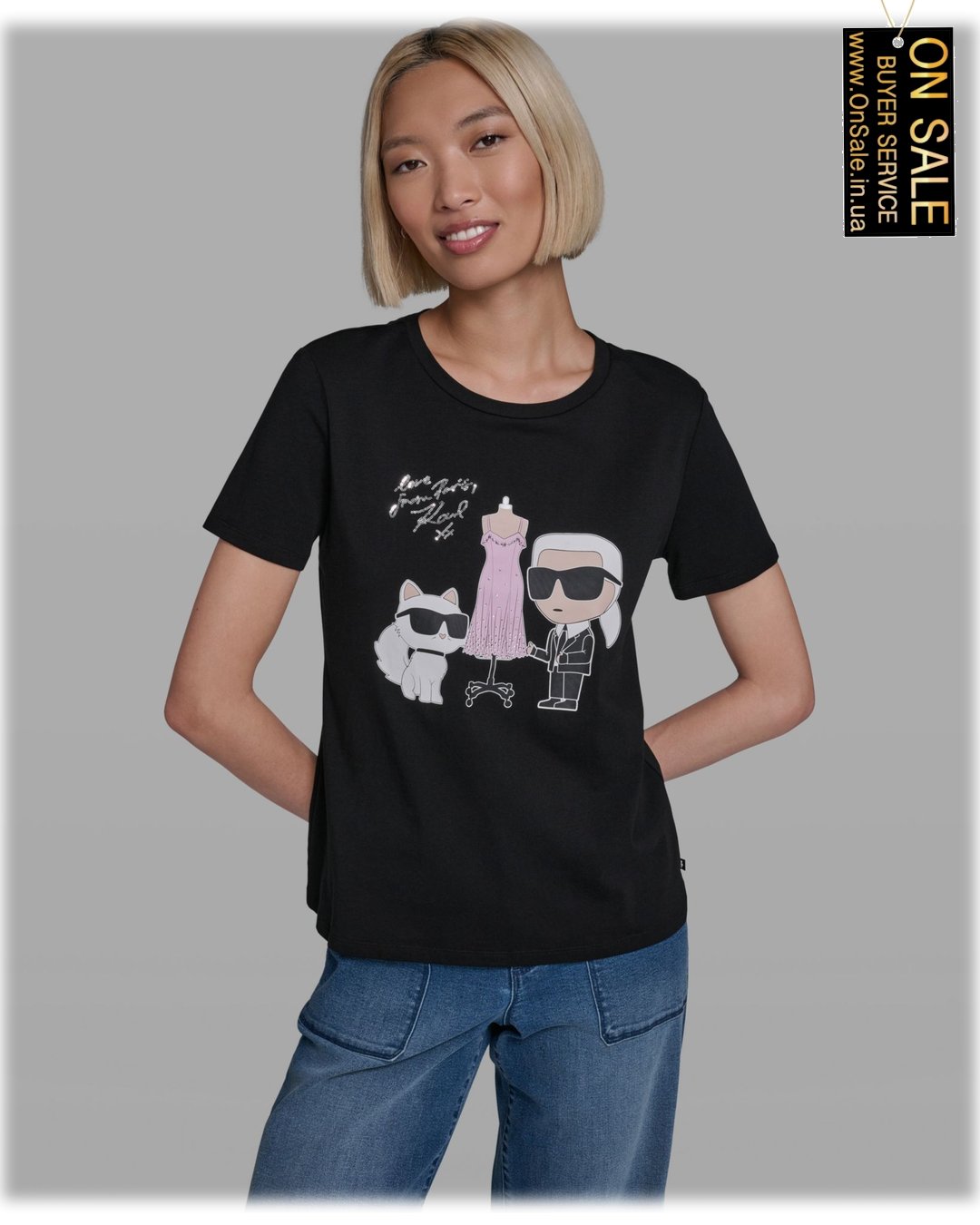 Жіноча футболка Karl Lagerfeld Paris